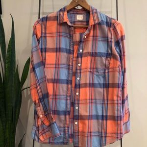 JCrew flannel button down shirt